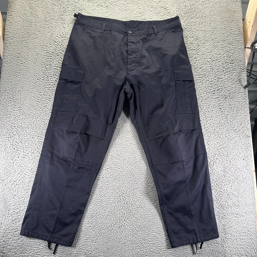 Rothco Pant Mens 2XL Blue Cargo Straight Workwear Utility Technician Button-Fly